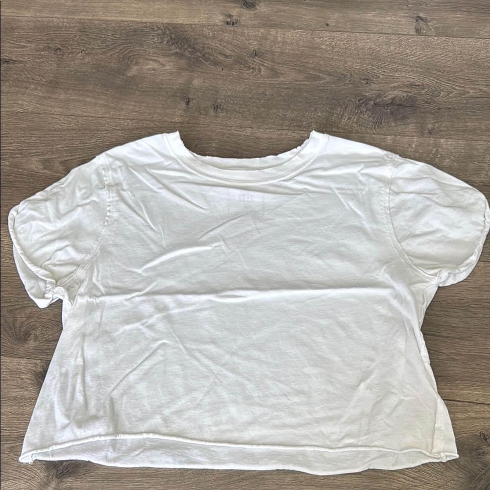 White Women's Crop Top